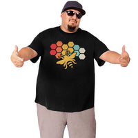 Bee Retro Vintage Beekeeper Birthday Gift Big Size Men's T-shirt