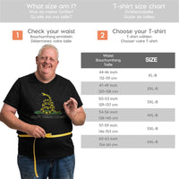 Dont Tread On Me Design Big Size Men's T-shirt
