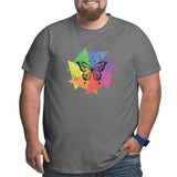 Vintage Retro Butterfly Lover Insect Design Big Size Men's T-shirt