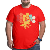 Bee Retro Vintage Beekeeper Birthday Gift Big Size Men's T-shirt