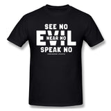 Air Jordan 1 Court Purple 1s Sneaker Tee Evil See No Hear No Speak No Shirt For Man