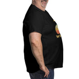 Vintage Retro Penguin Whisperer Big Size Men's T-shirt