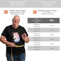 Gold Horn Unicorn Big Size Men's T-shirt