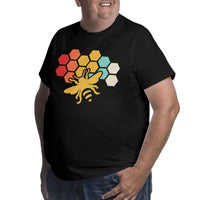 Bee Retro Vintage Beekeeper Birthday Gift Big Size Men's T-shirt