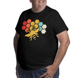 Bee Retro Vintage Beekeeper Birthday Gift Big Size Men's T-shirt