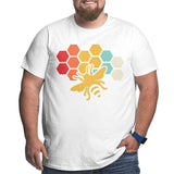 Bee Retro Vintage Beekeeper Birthday Gift Big Size Men's T-shirt